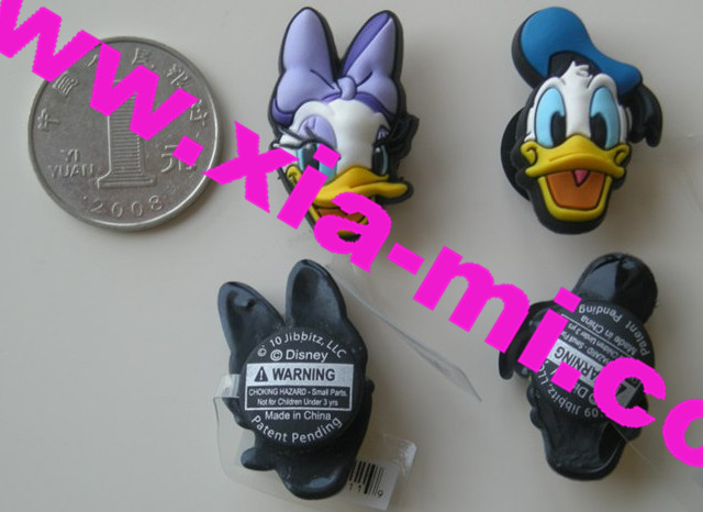 Disney shoes 3D charms pvc charm pins